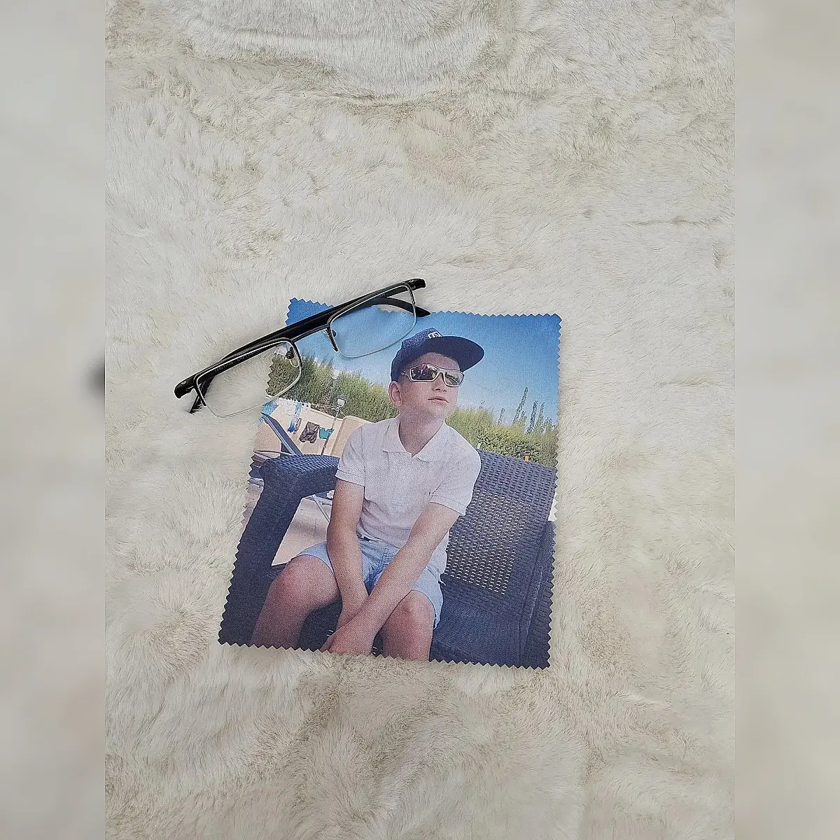 Personalised Photo Lens &amp; Glasses Cleaning Cloth