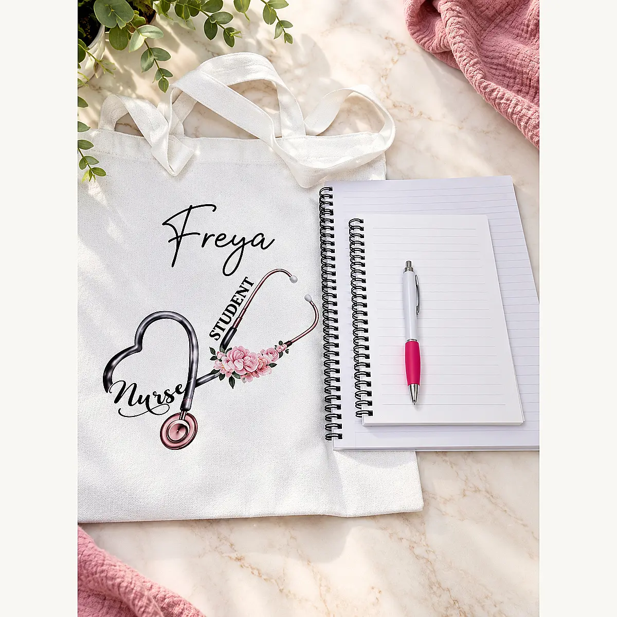 Personalised Nurse Tote Bag – Student or Qualified Nurse