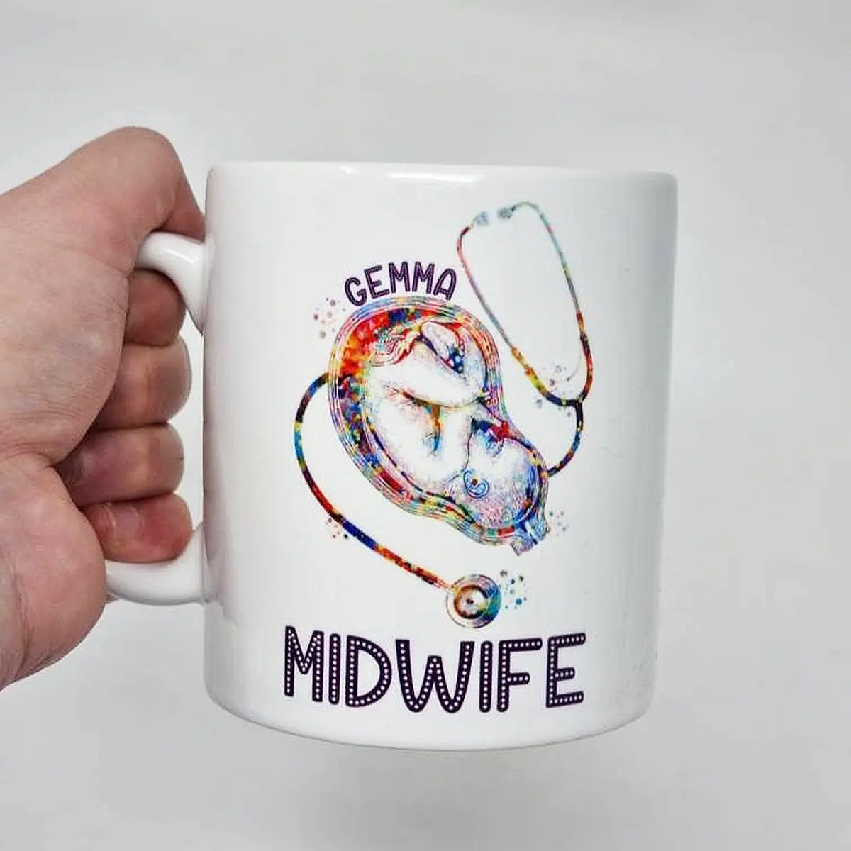 Personalised Midwife Mug – Student or Qualified Midwife