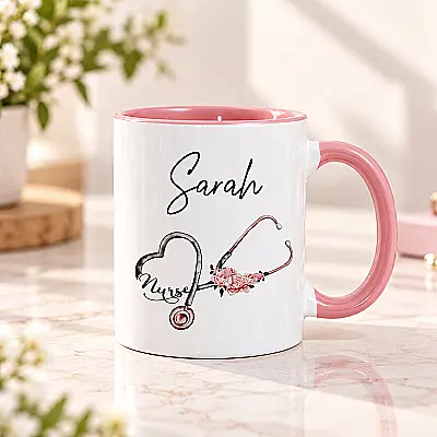 Personalised Nurse Mug – Student or Qualified Nurse
