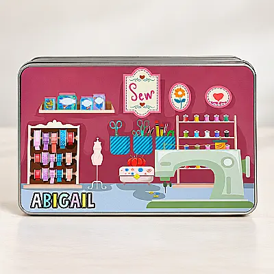 Personalised Sewing & Craft Tin