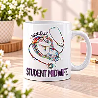 Personalised Midwife Mug – Student or Qualified Midwife