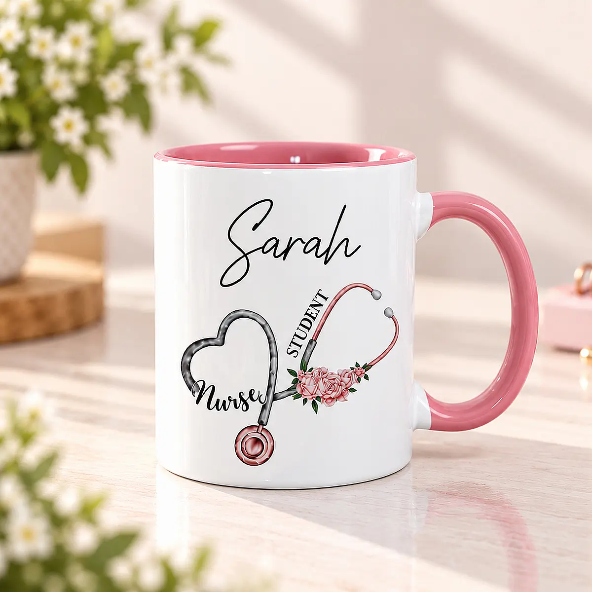 Personalised Nurse Mug – Student or Qualified Nurse