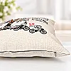 Personalised Wedding Cushion – Bride &amp; Groom Keepsake