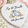 Personalised Wedding Heart Ornament