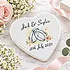 Personalised Wedding Heart Ornament