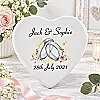 Personalised Wedding Heart Ornament