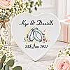 Personalised Wedding Heart Ornament