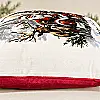 Personalised Santa Christmas Cushion – Red &amp; White