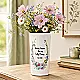 Personalised Floral Ceramic Vase for Mum or Grandma