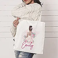 Personalised Ballet Dancer Tote Bag