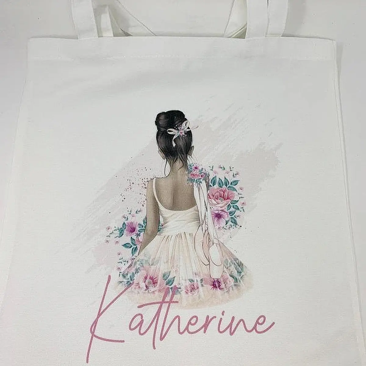 Personalised Ballet Dancer Tote Bag