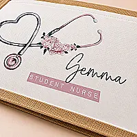 Personalised Healthcare Jute Bag – Name &amp; Profession
