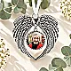 Personalised Memorial Angel Wings Photo Decoration – Remembrance Keepsake
