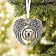 Personalised Pet Memorial Angel Wings Photo Decoration