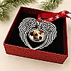 Personalised Pet Memorial Angel Wings Photo Decoration