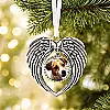 Personalised Pet Memorial Angel Wings Photo Decoration