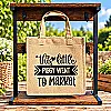 This Little Piggy Went to Market Small Burlap Tote Bag