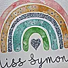Personalised Rainbow Jute Bag – Any Name – 3 Sizes