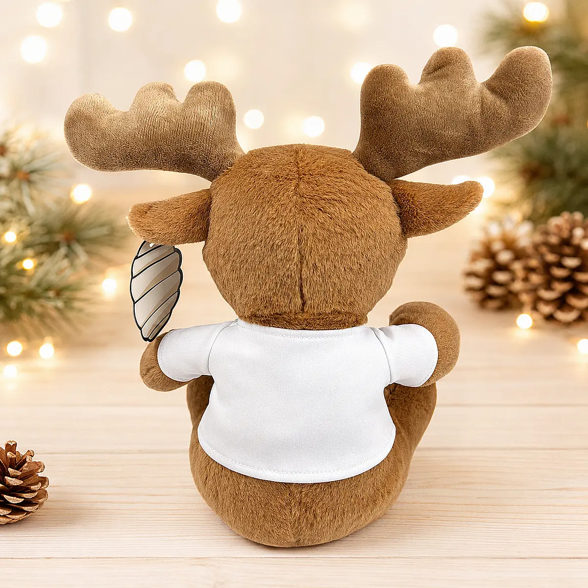 Personalised Christmas Reindeer Soft Toy – First Christmas Gift