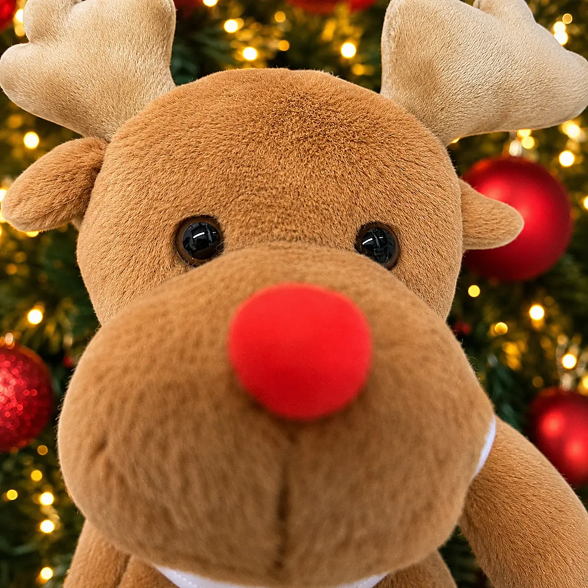 Personalised Christmas Reindeer Soft Toy – First Christmas Gift