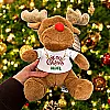 Personalised Christmas Reindeer Soft Toy – First Christmas Gift