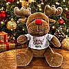 Personalised Christmas Reindeer Soft Toy – First Christmas Gift