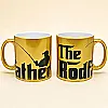 The Rodfather Fishing Mug – Gold