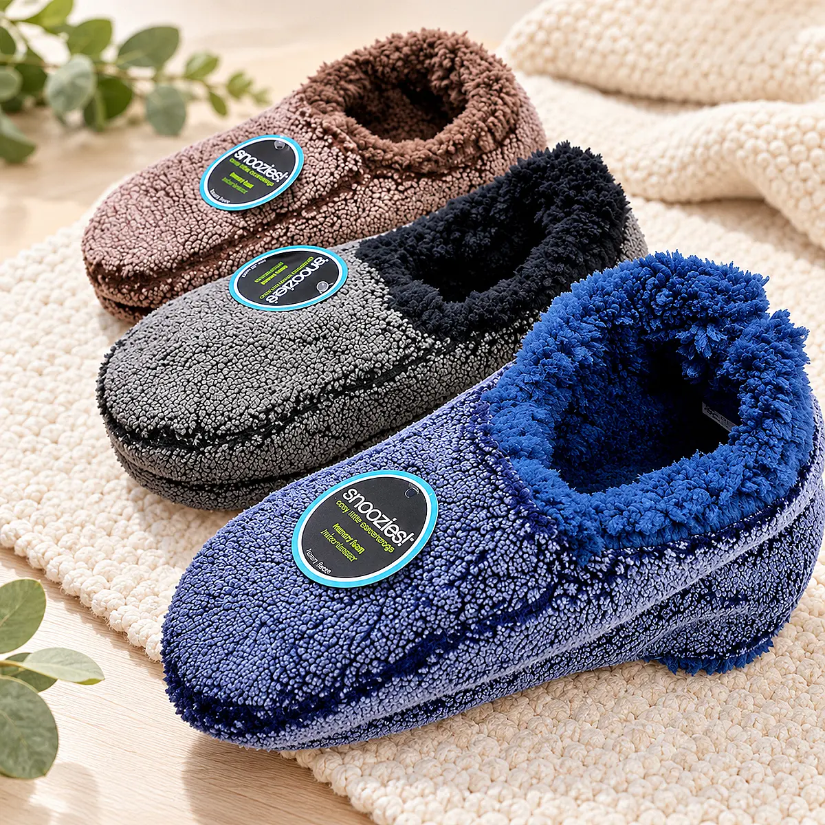 Snoozies® Sherpa Fleece Slipper Socks – Cosy Indoor Slippers