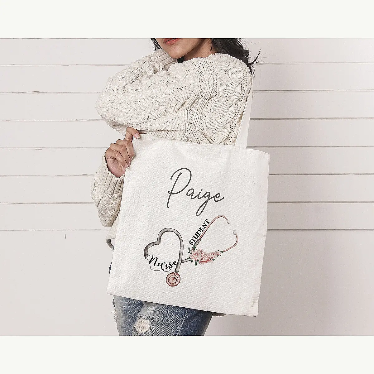 Personalised Nurse Tote Bag – Student or Qualified Nurse
