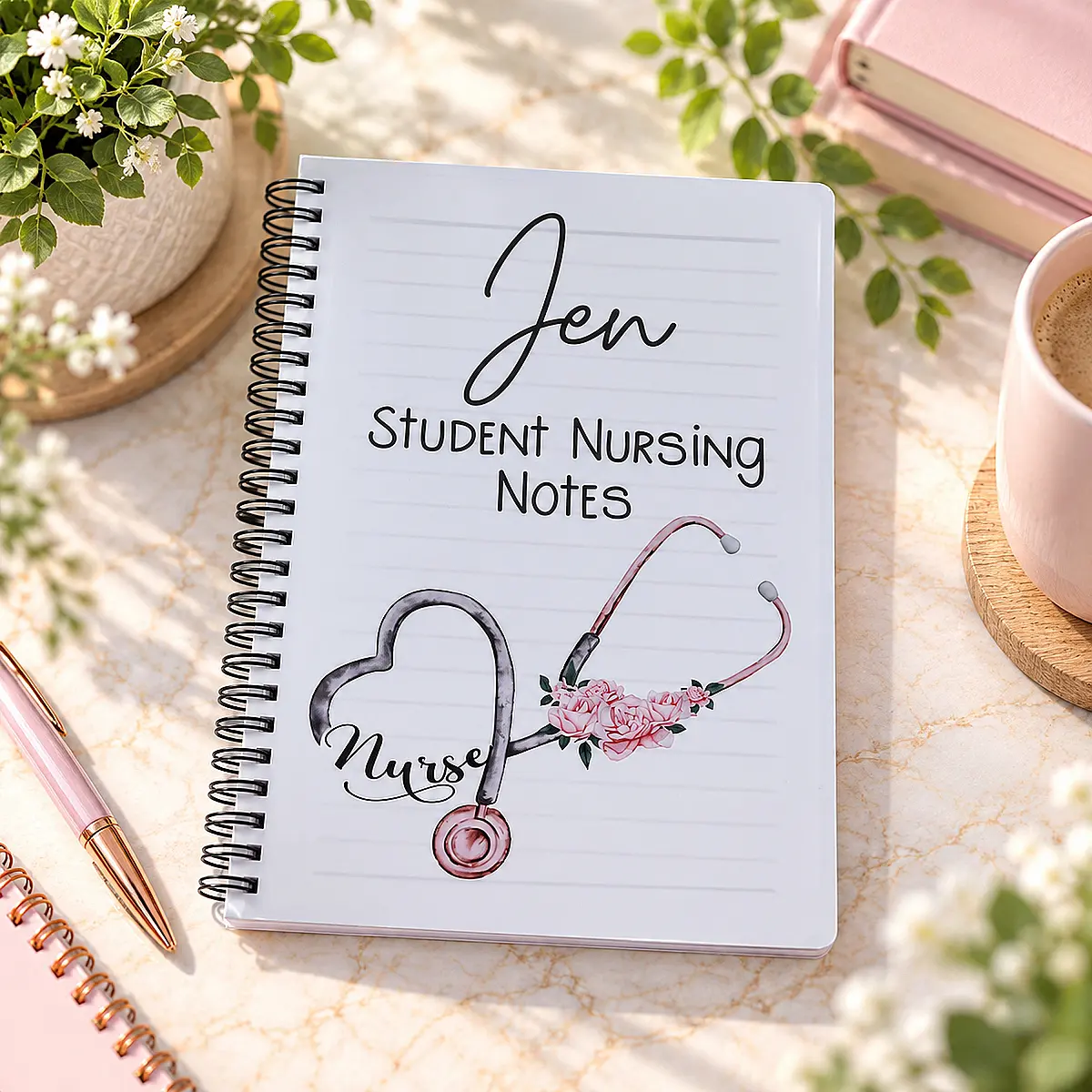 Personalised Nurse &amp; Student Nurse Notebook