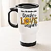 Personalised Teach Love Inspire Teacher Travel Mug