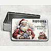 Personalised Traditional Santa Christmas Biscuit Tin